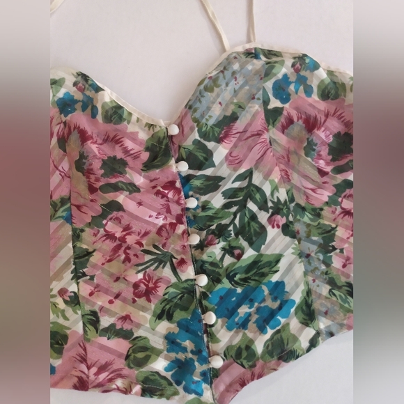 Victoria's Secret Vtg Y2K Cami Crop Tank Top Small - Picture 2 of 7